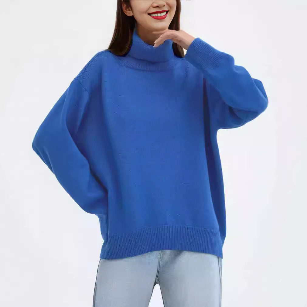 Fallwinter Loose Knit Versatile Classic New-style Womens Sweater
