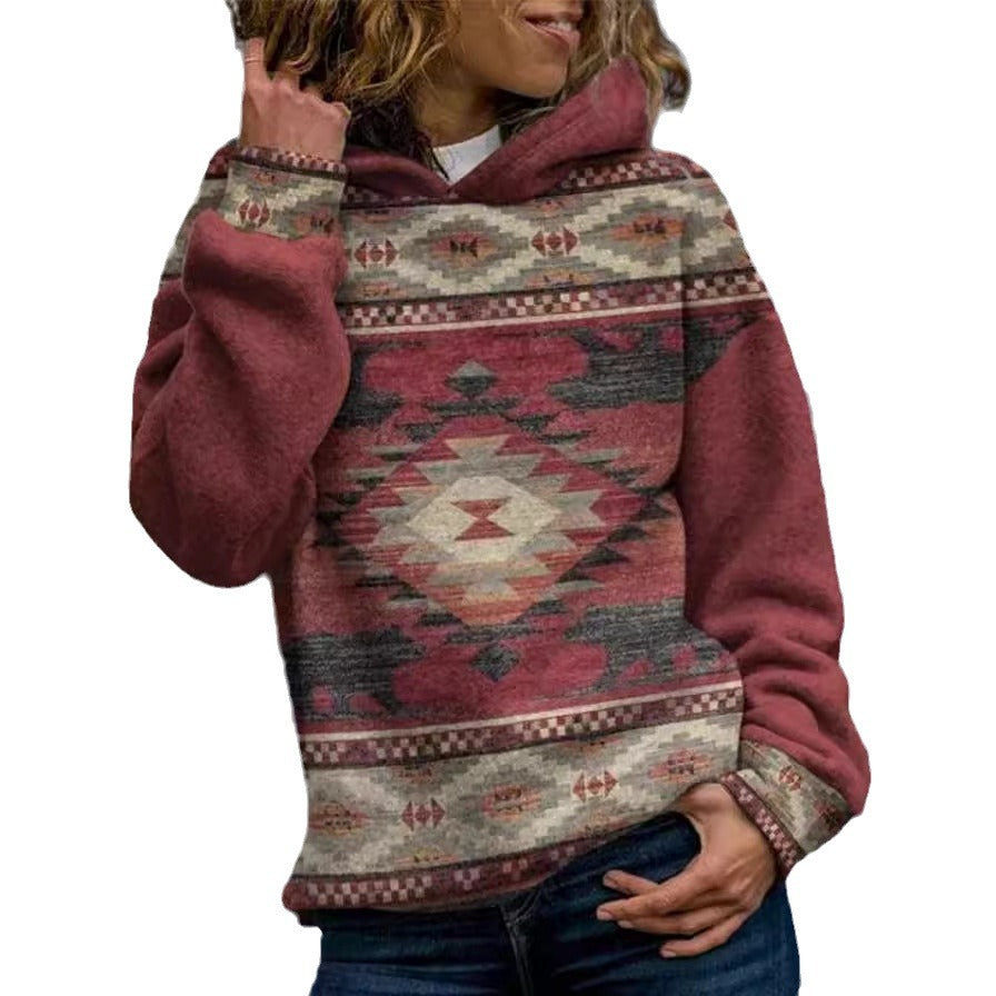 Comfortable & Versatile Fashion Printed Hoodie
