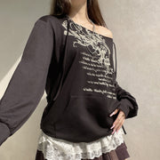 Casual Streetwear Oversized Hooded Sweater