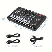 USB Audio Interface with DJ Mixer Effects and Voice Changer