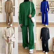 Casual Women's Woolen Jumpsuit Set