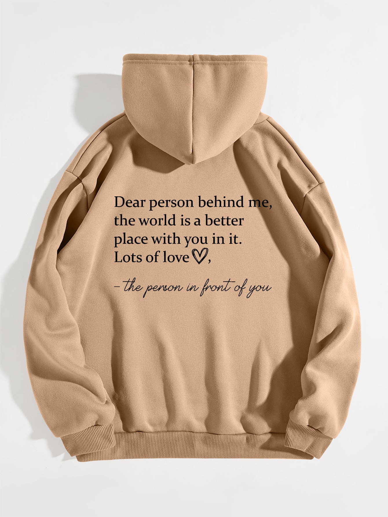 Dear Person Behind Me Positivity Hoodie Sweatshirt