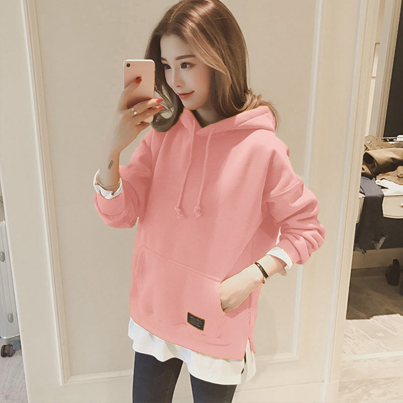 Women's Lightweight Hooded Cotton Casual Sweatshirt