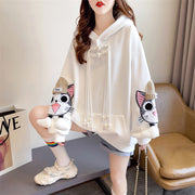 Korean Loose Plus Size Women's Sweatshirt