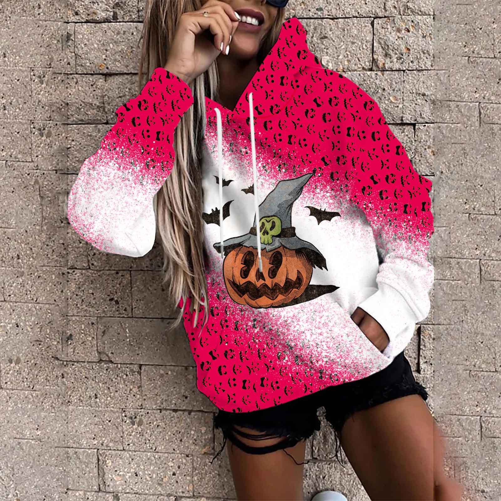 Women's Halloween Padded Streetwear Sweatshirt