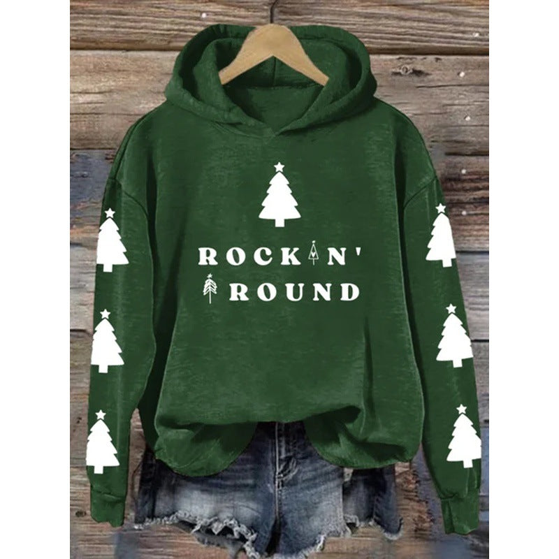 Women's Trendy Digital Print Graphic Hoodie