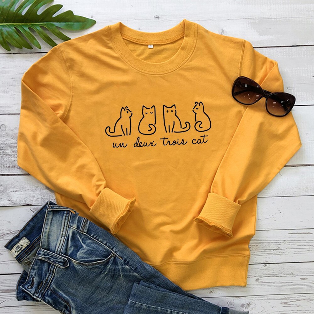 Chic Letter Print Casual Round Neck Pullover Sweater