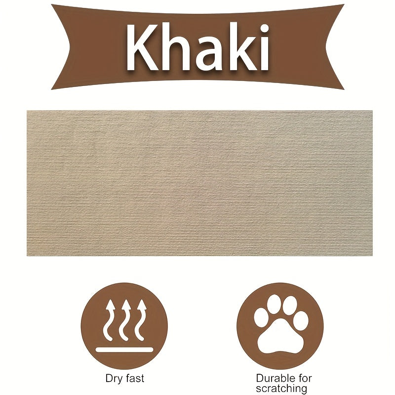 Interactive Cat Scratching Mat & Climbing Board - Multi-size Pack, Durable Polyester, Modern Design With Colorful Stripes, Perfect Gift For Cats