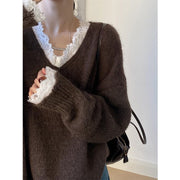 Loose and Stylish New Fashion Casual Knit Sweater