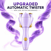 One-Button Electric Hair Twister for Rope Twists and Ponytails, No-Heat Portable Styling Tool