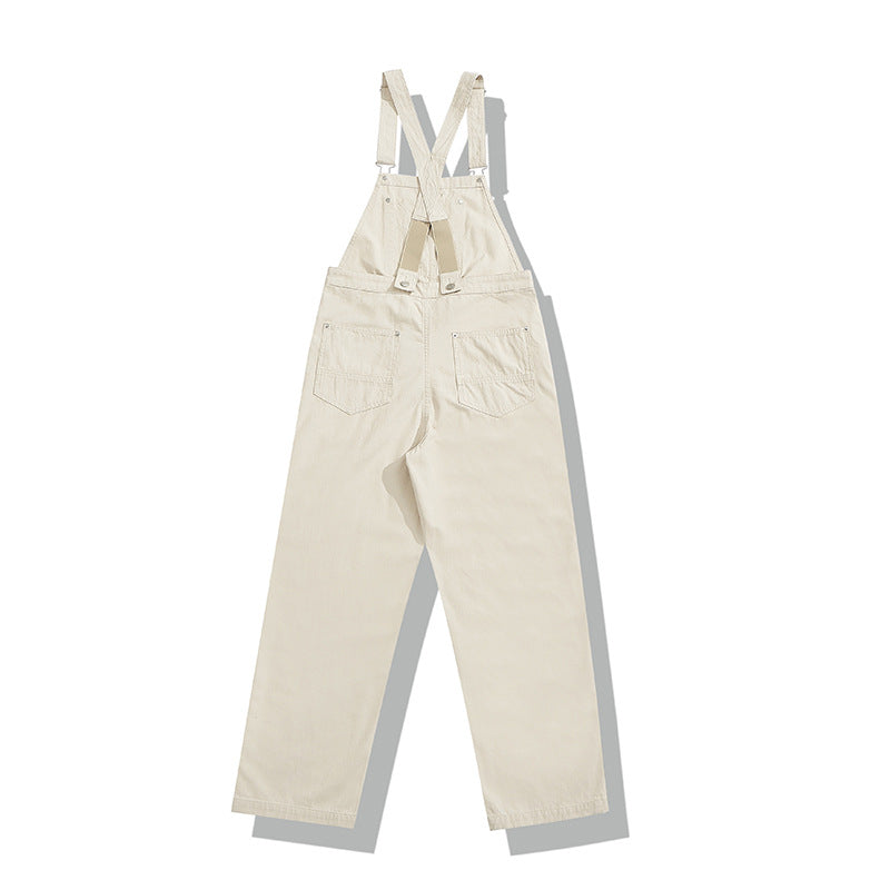 Japanese Workwear Canvas Overalls for Casual Style