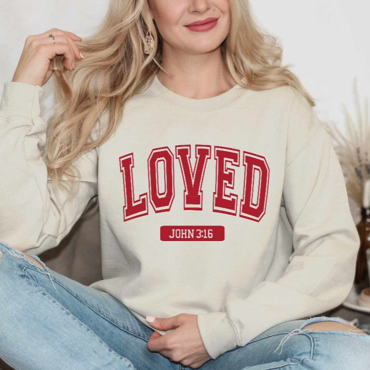 Chic Floral Print Long-Sleeve Sweater