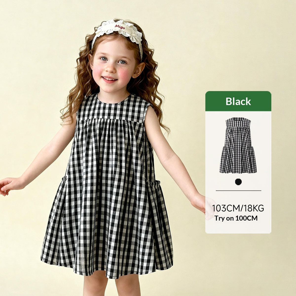 Summer New Arrival Sleeveless Mesh Dress for Girls