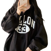 Women's Fleece-Lined Thickened Hooded Sweatshirt