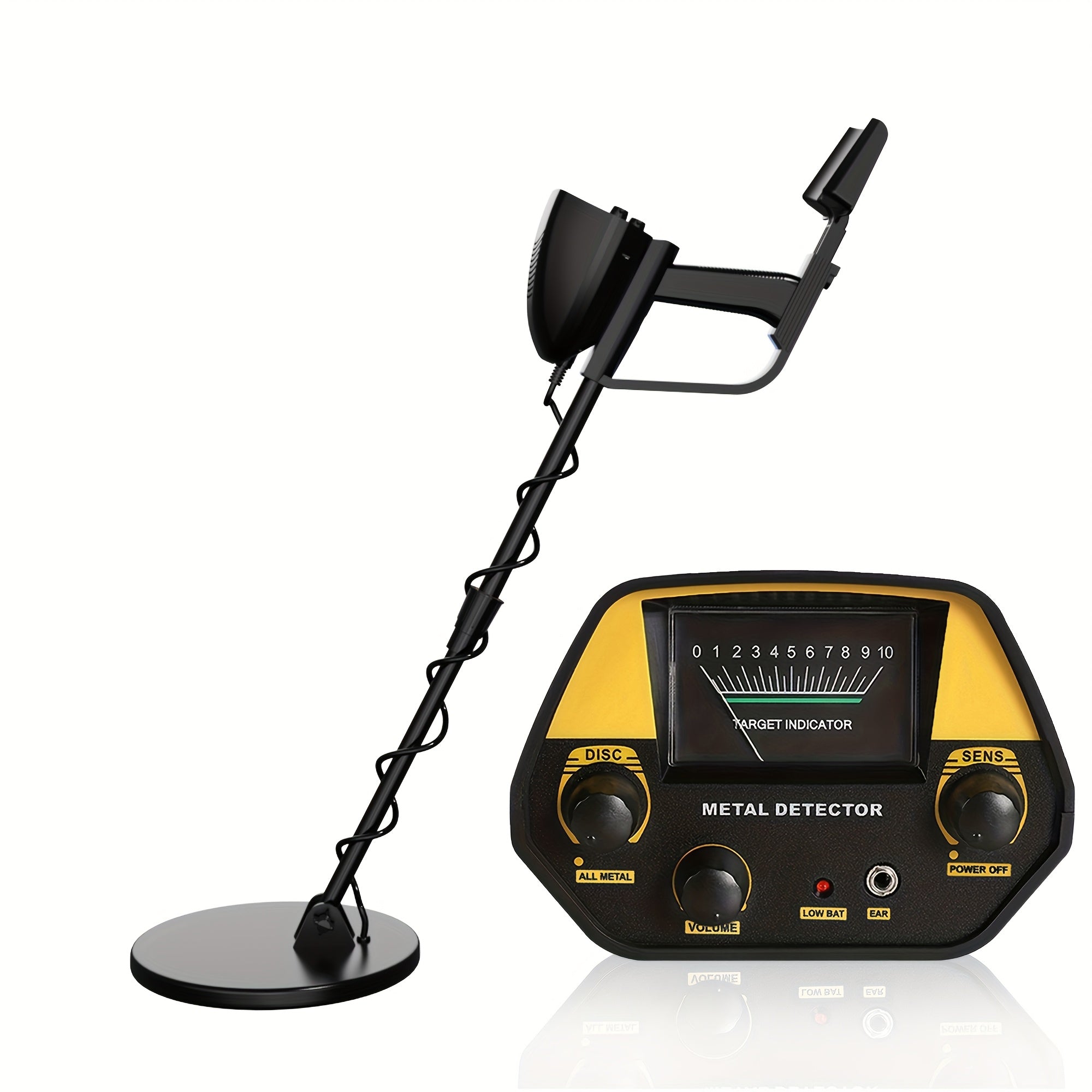 High‑Sensitivity Outdoor Metal Detector with All‑Metal Discrimination and Positioning Functions
