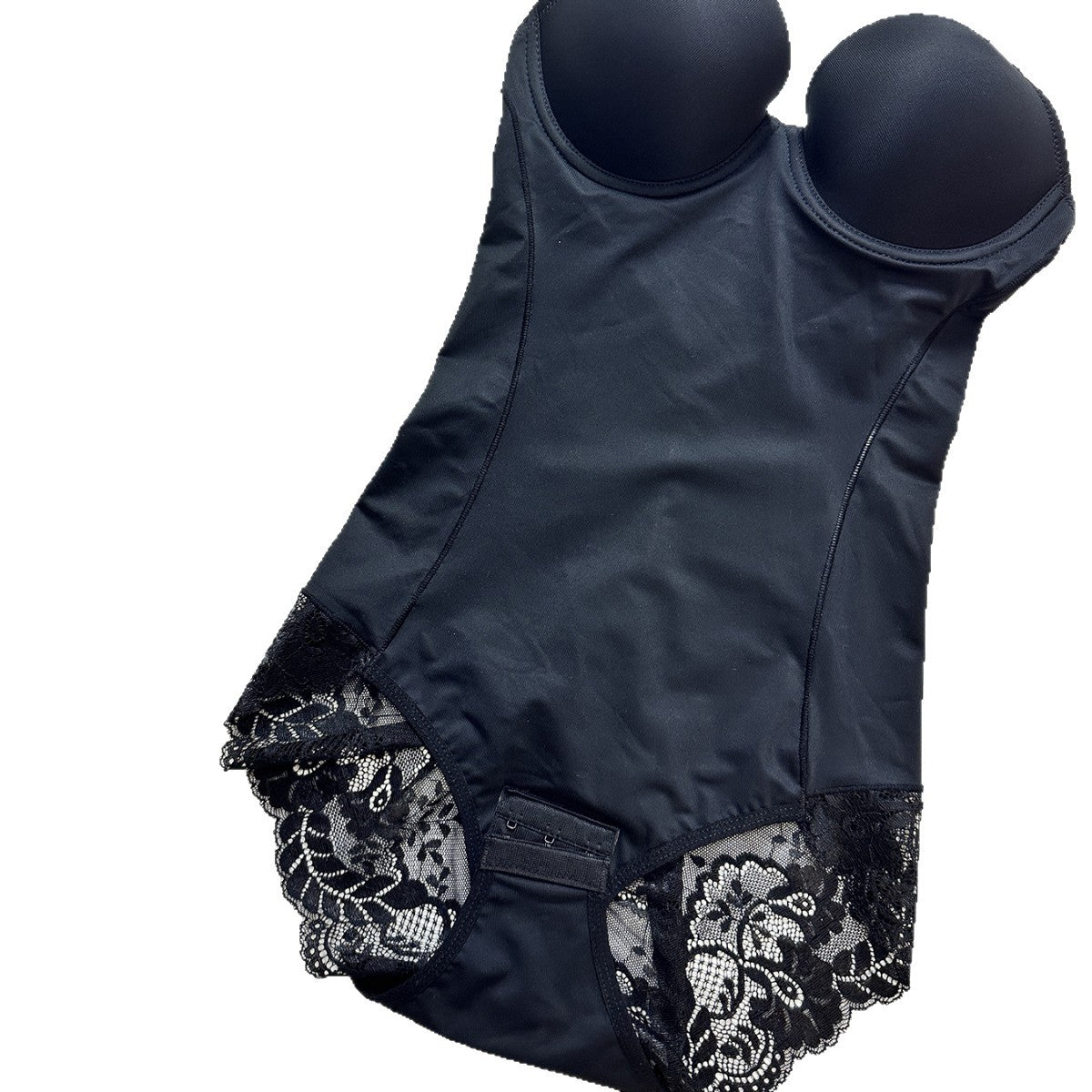 Full-zip Non-snagging Underwire-enhanced Shapewear Bodysuit