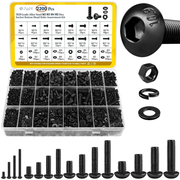 Complete Metric Screw Assortment Kit - 2200PCS, 10.9 Alloy Steel
