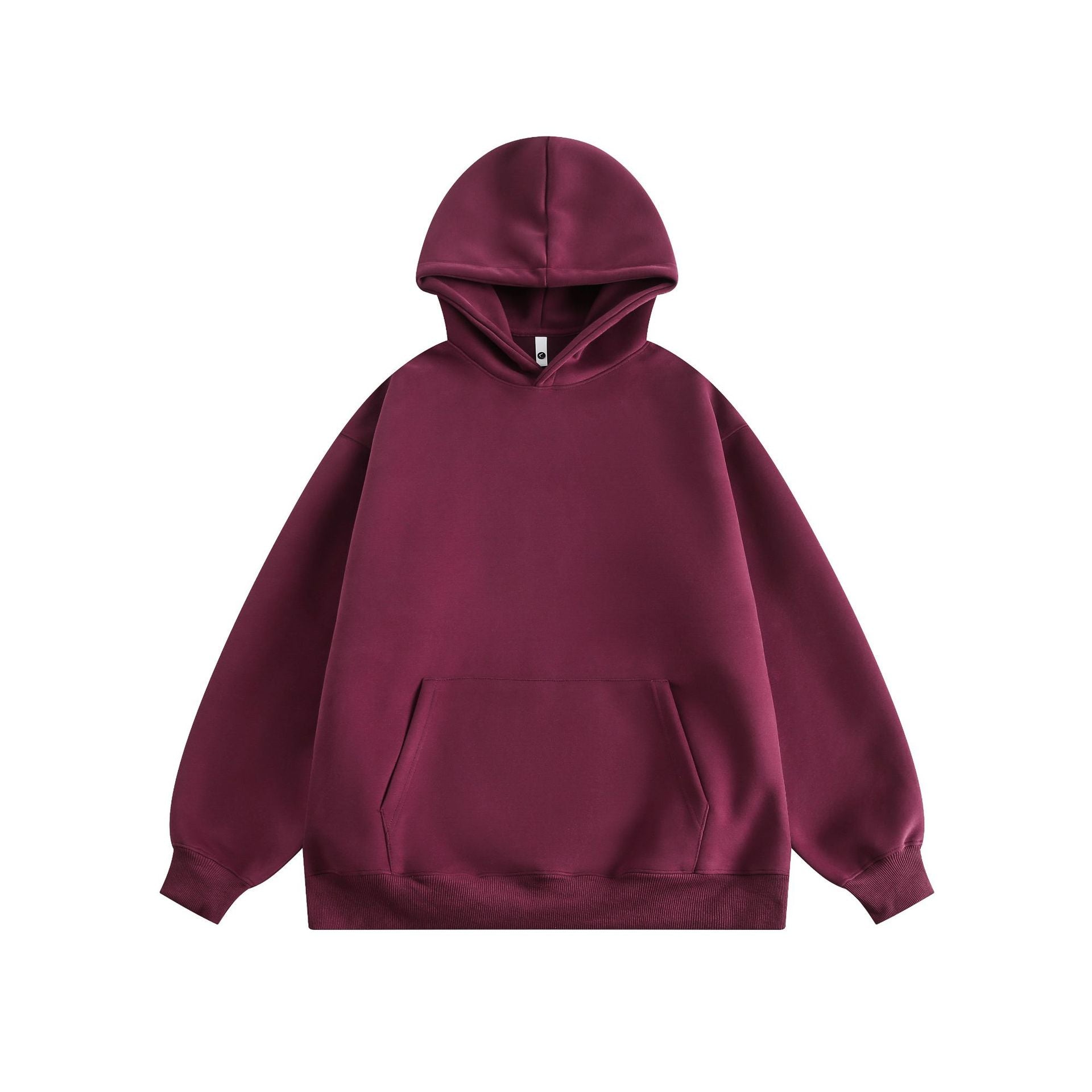 Cozy Solid Color Couple's Casual Pullover Hoodie