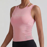 Unique Lettered Sports Tank Top for Women