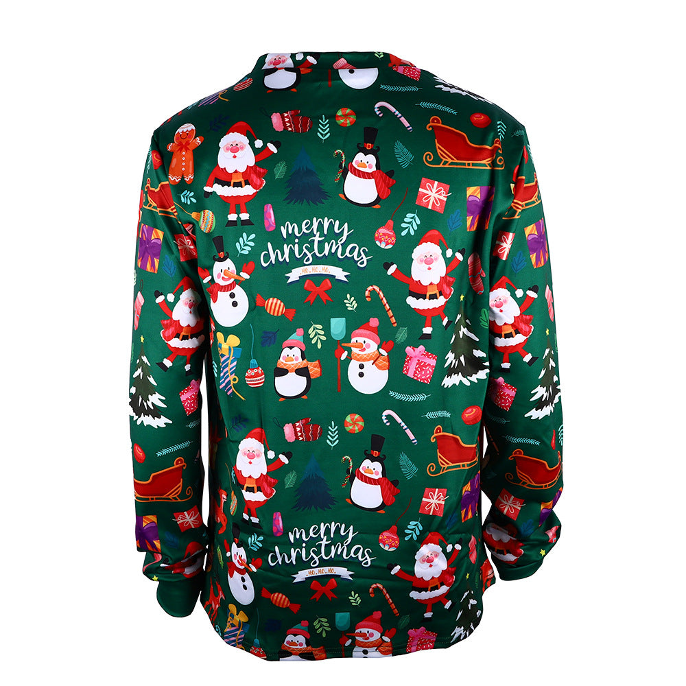 Men's Cute Animal Knit Pullover Sweatshirt