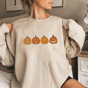 Funny Halloween Evil Pumpkin Head Hoodie Party Sweater