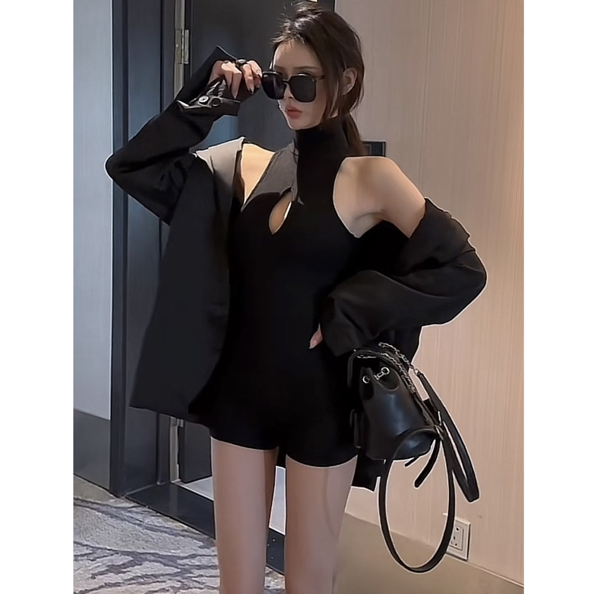Chic Irregular Slim-Fit Sexy Romper Jumpsuit