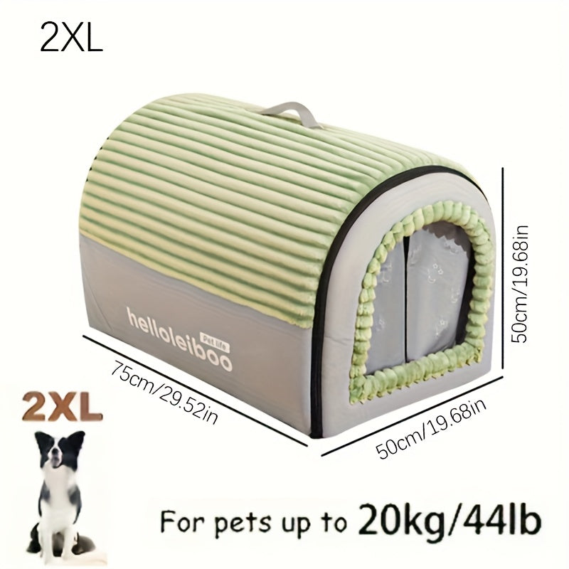Dog House With Door Curtain, Cat Bed, Dog Bed, Enclosed Dog House, Tent, Cat Bed, Sense Of Security, Warmth, Detachable And Washable, Dog Sofa, Suitable For All Seasons
