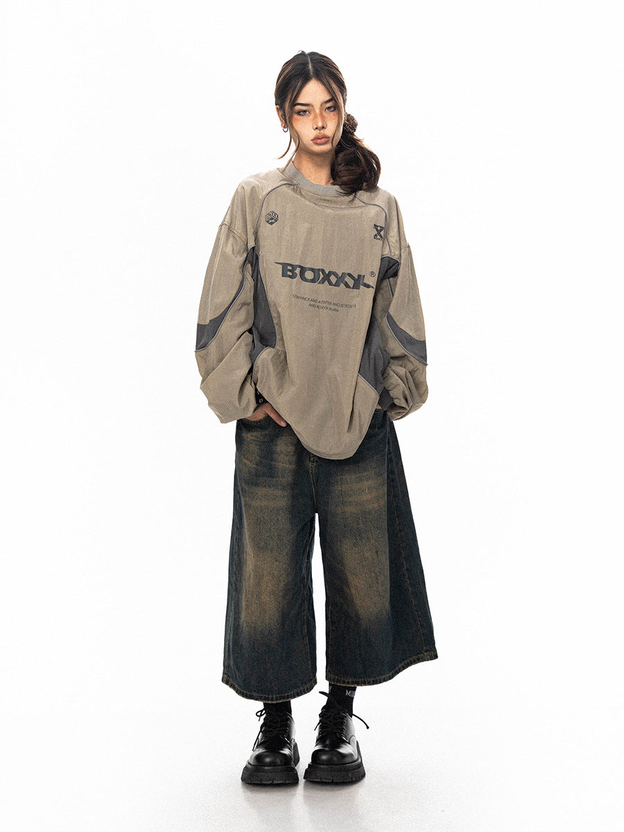 Casual Loose Cargo Pullover Sweater for Women