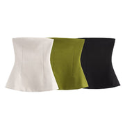 Versatile Double‑Sided Tube Top – Trendy Street‑Style Crop for Women