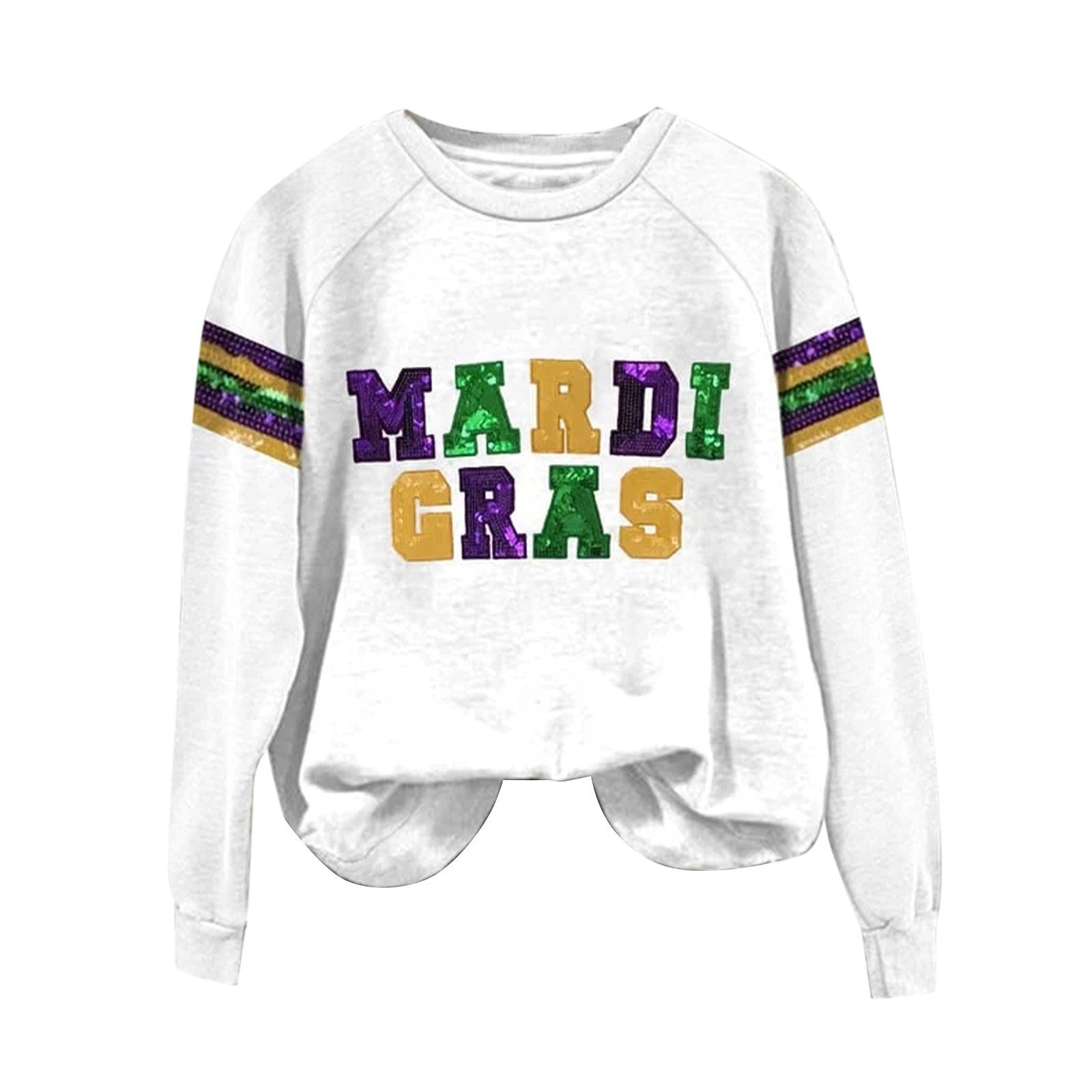 V-Neck Multi-Color Printed Women's Sweater