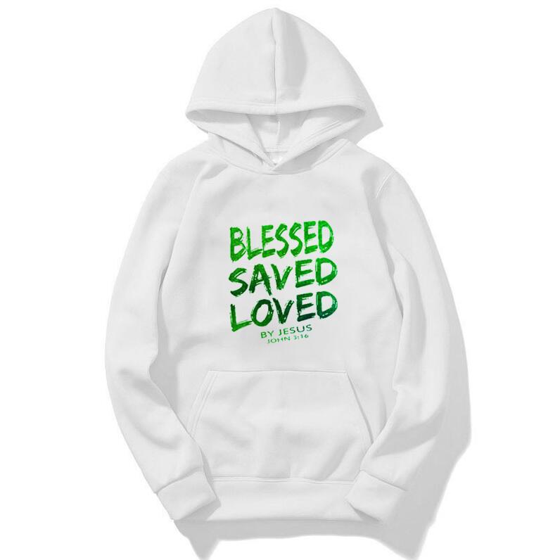 Korean Slouchy Print Loose Long Sleeve Hoodie