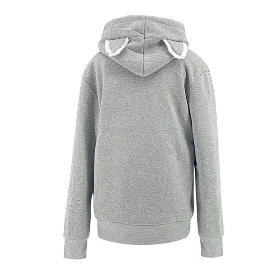 Cozy Long-Sleeve Hooded Sweatshirt for Women