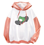 Women's Fleece-Lined Thickened Hooded Sweatshirt