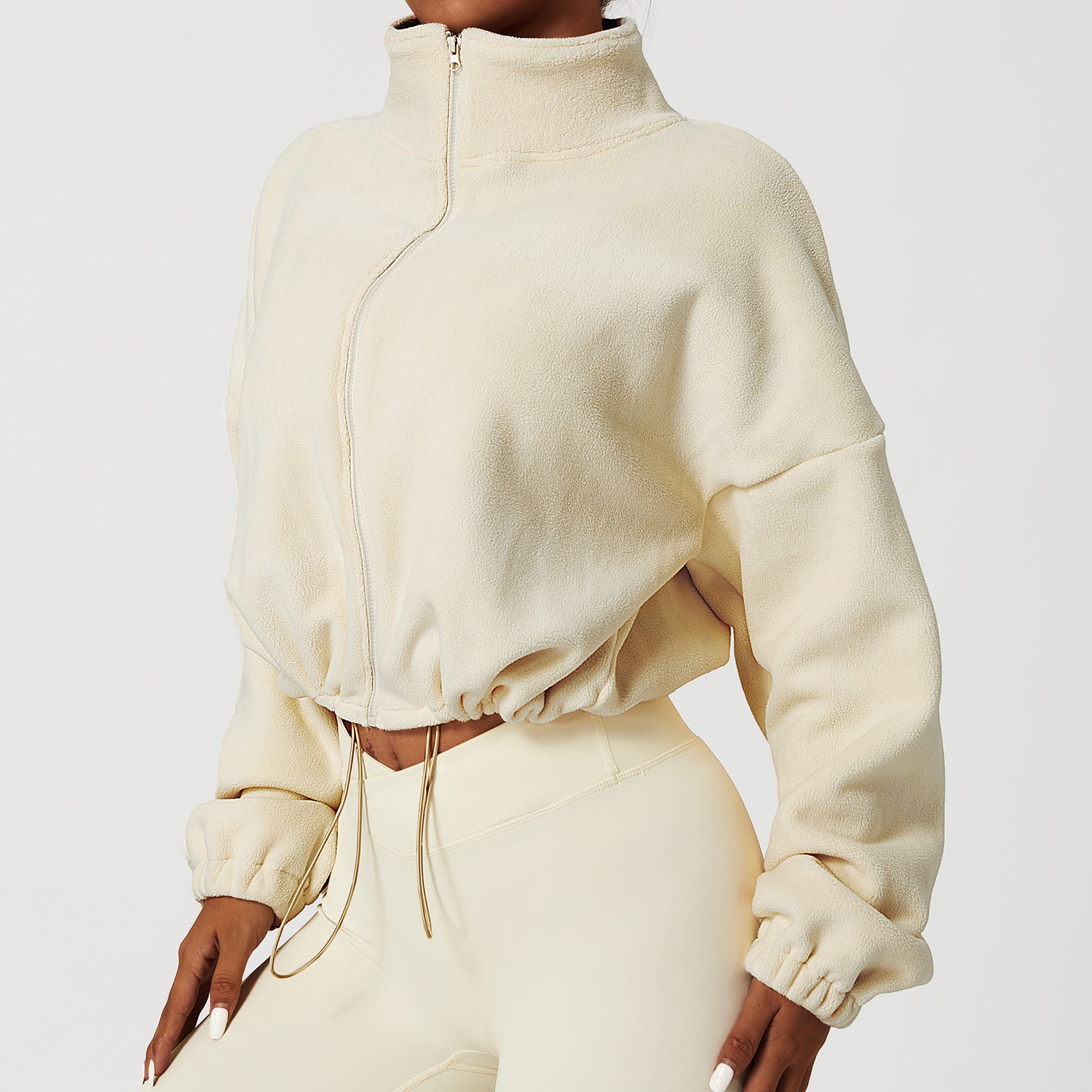 Women's Cashmere Stand Collar Sports Coat