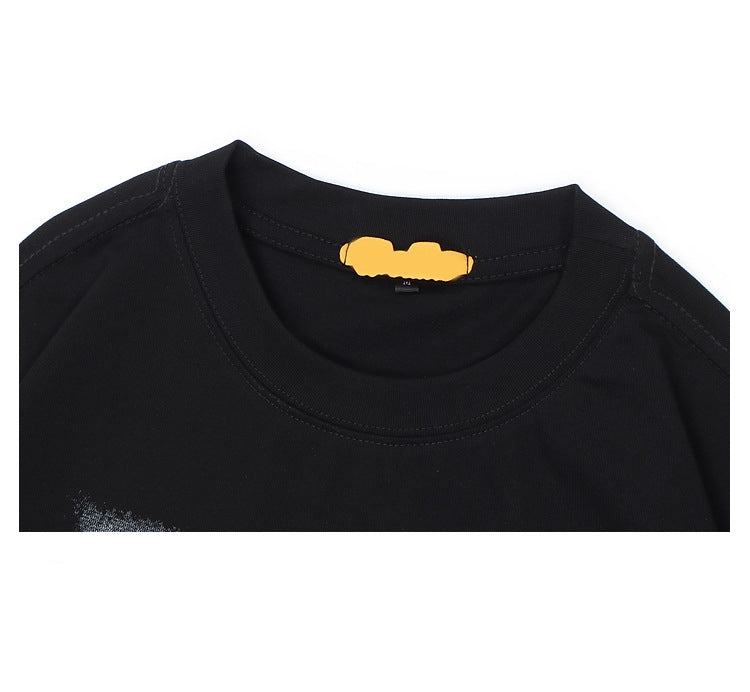 Men's Cartoon Figures Print Short-Sleeve T-Shirt