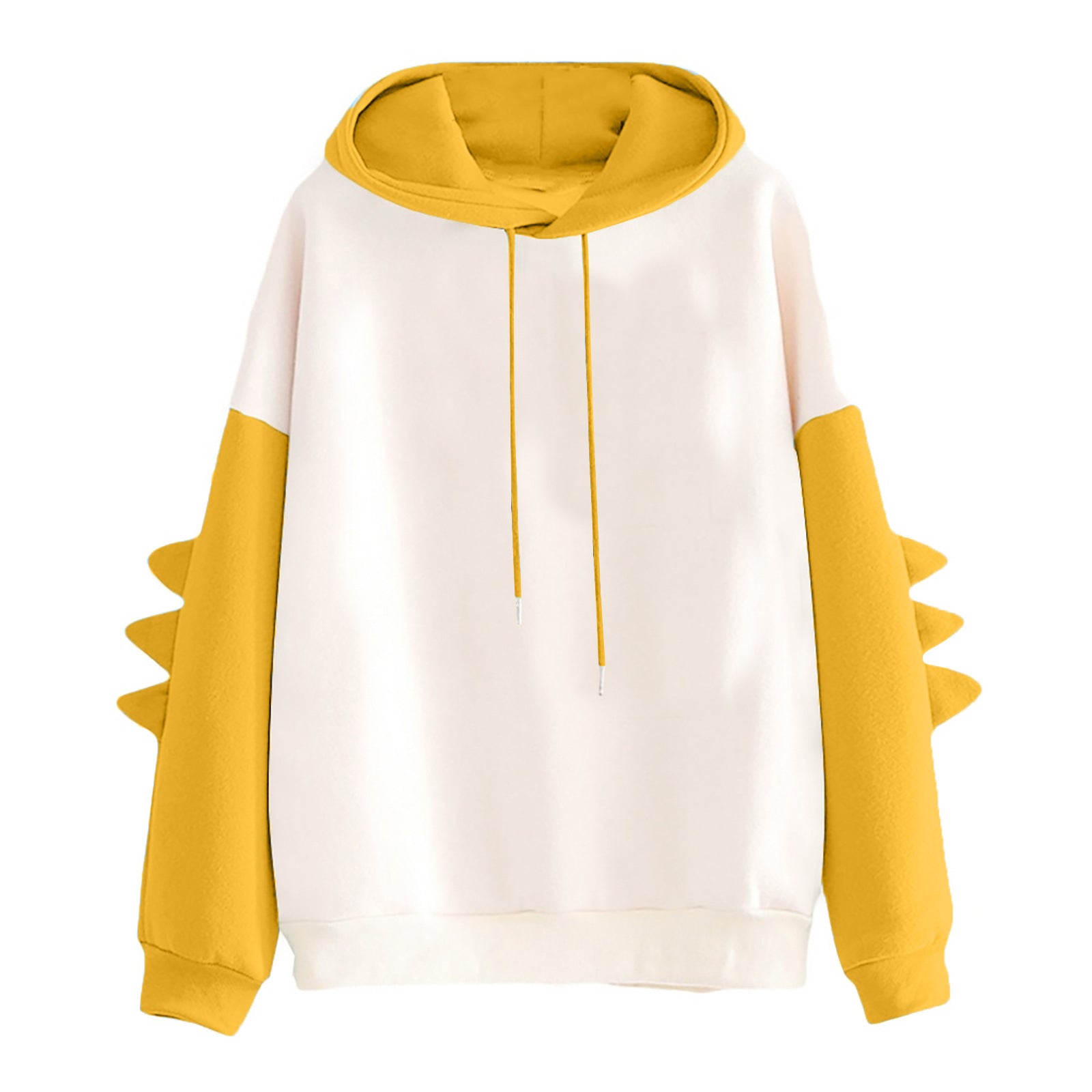Korean Cute Dinosaur Contrast Color College Pullover Sweater