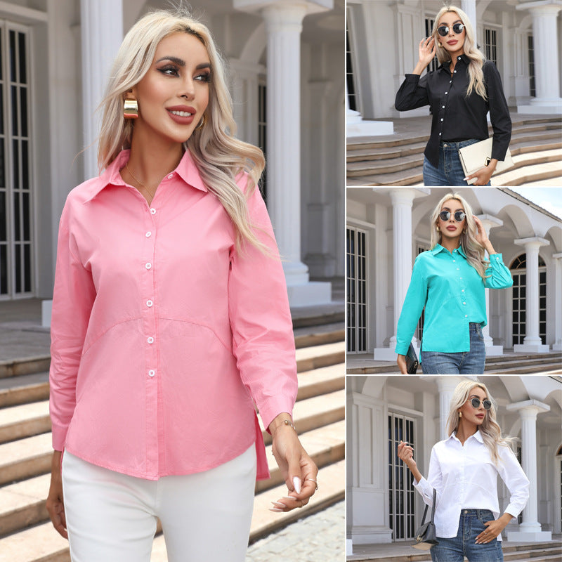 Versatile Long‑Sleeve Top – Casual, Loose Fit for Any Season