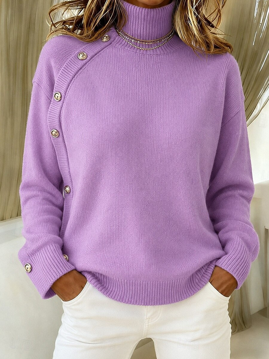 Women's Fashionable Casual Knitted Sweater