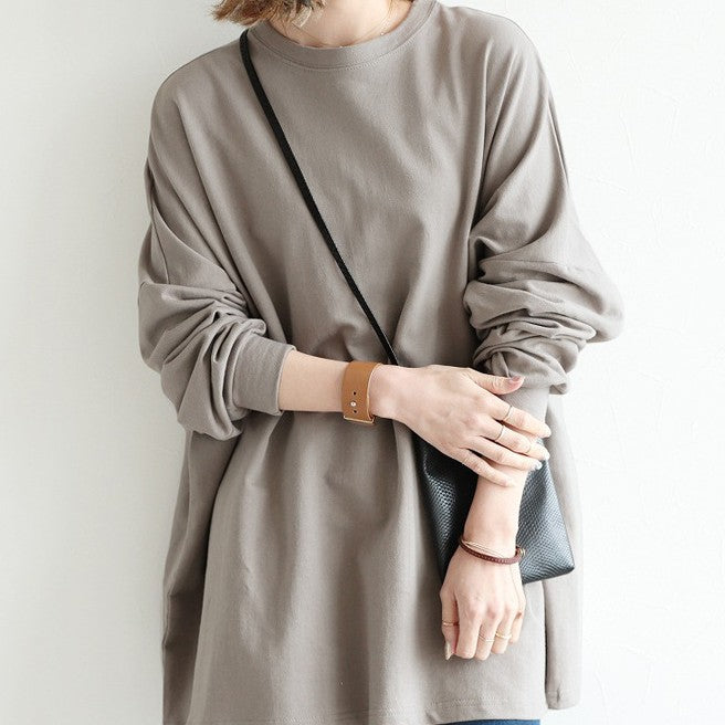 Cozy Oversized Mid-Length Batwing Sweater
