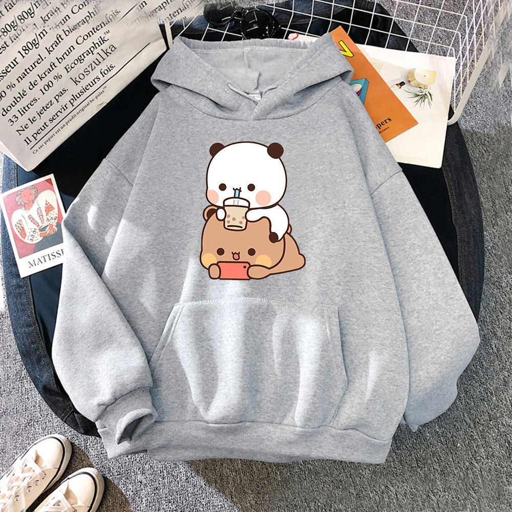 Bubu Dudu Kawaii Graphic Hoodie Cute Aesthetic Pullover