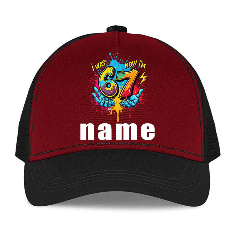 Custom Name Baseball Cap with Hands-Holding Graphic – Sun-Protective All-Season Hat for Teens