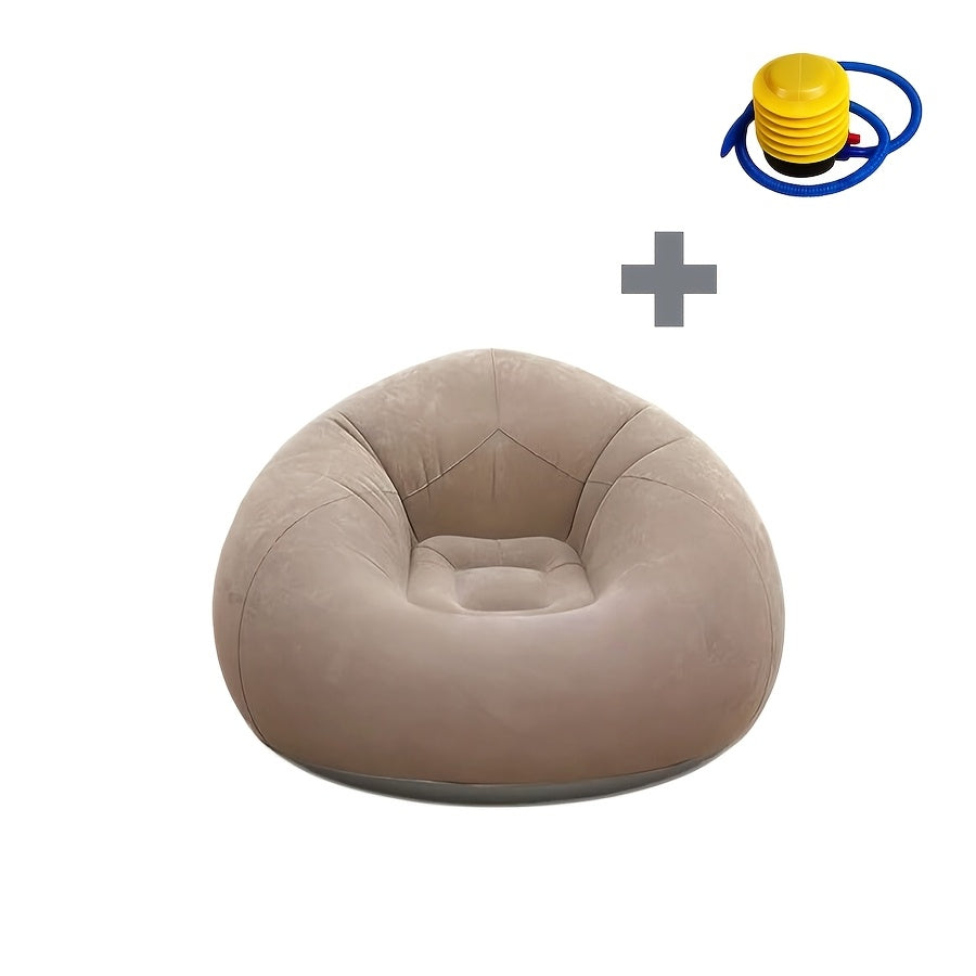 Inflatable Portable Lazy Sofa for Indoor and Outdoor Use