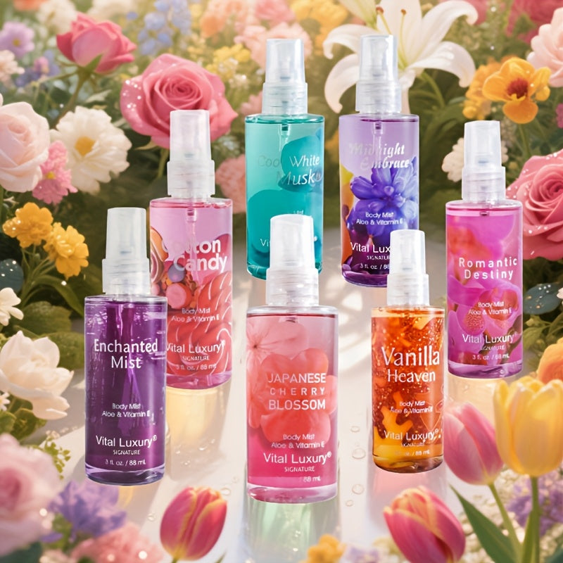 20 Long-Lasting Women's Perfume Sprays - 7-8 Hours Floral Sweet Scent - Travel-Friendly Hair & Body Fragrance, Birthday/Valentine's Gift - Long-Lasting Scent Unisex Confidence-Boosting Design Perfe...