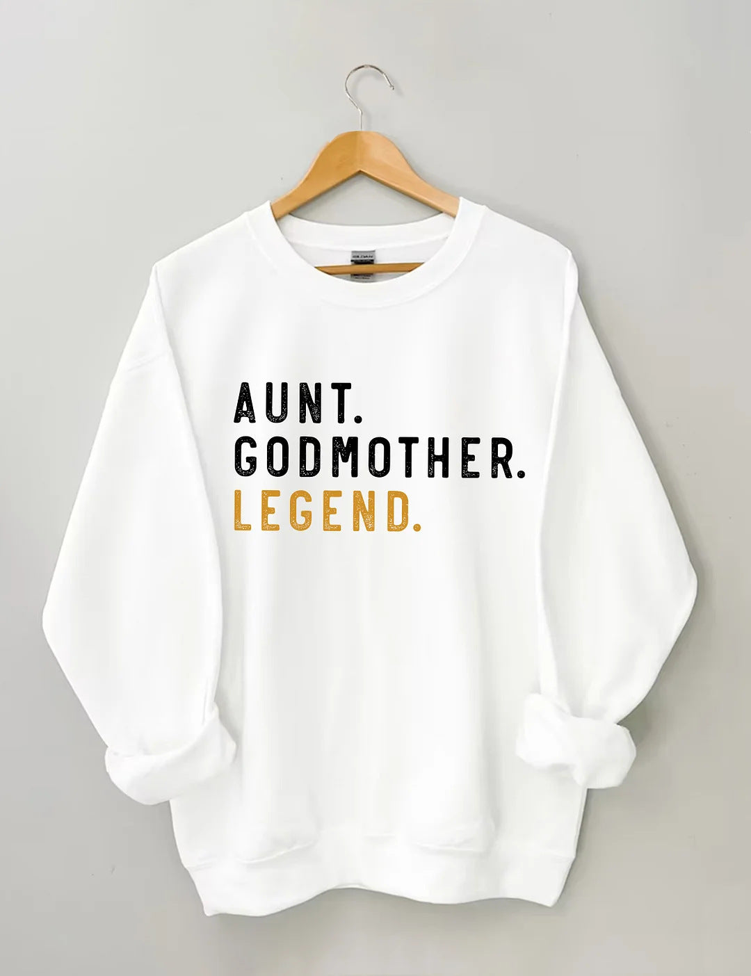 Chic Letter Print Off-Shoulder Pullover Sweater