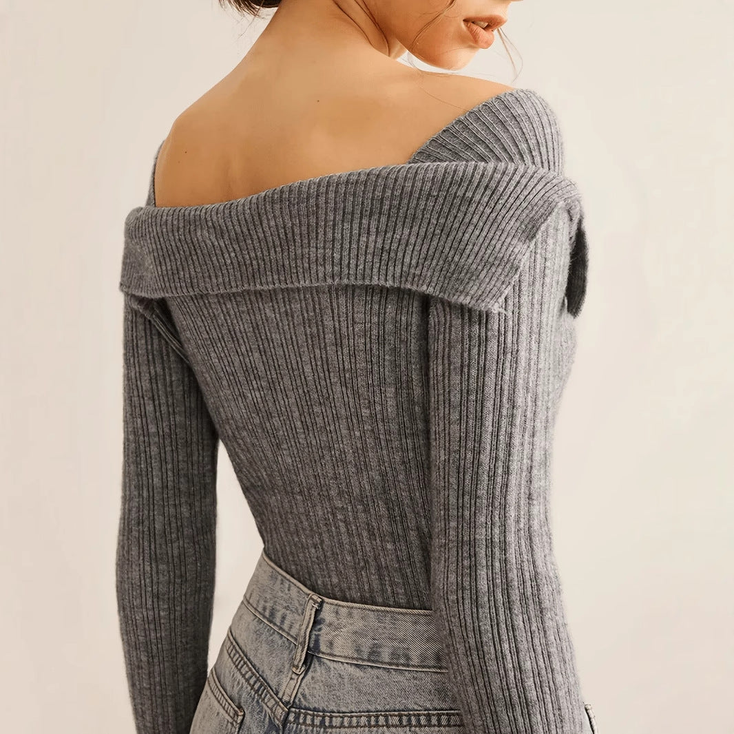Elegant Slim Fashion Sweater Women's Clothing