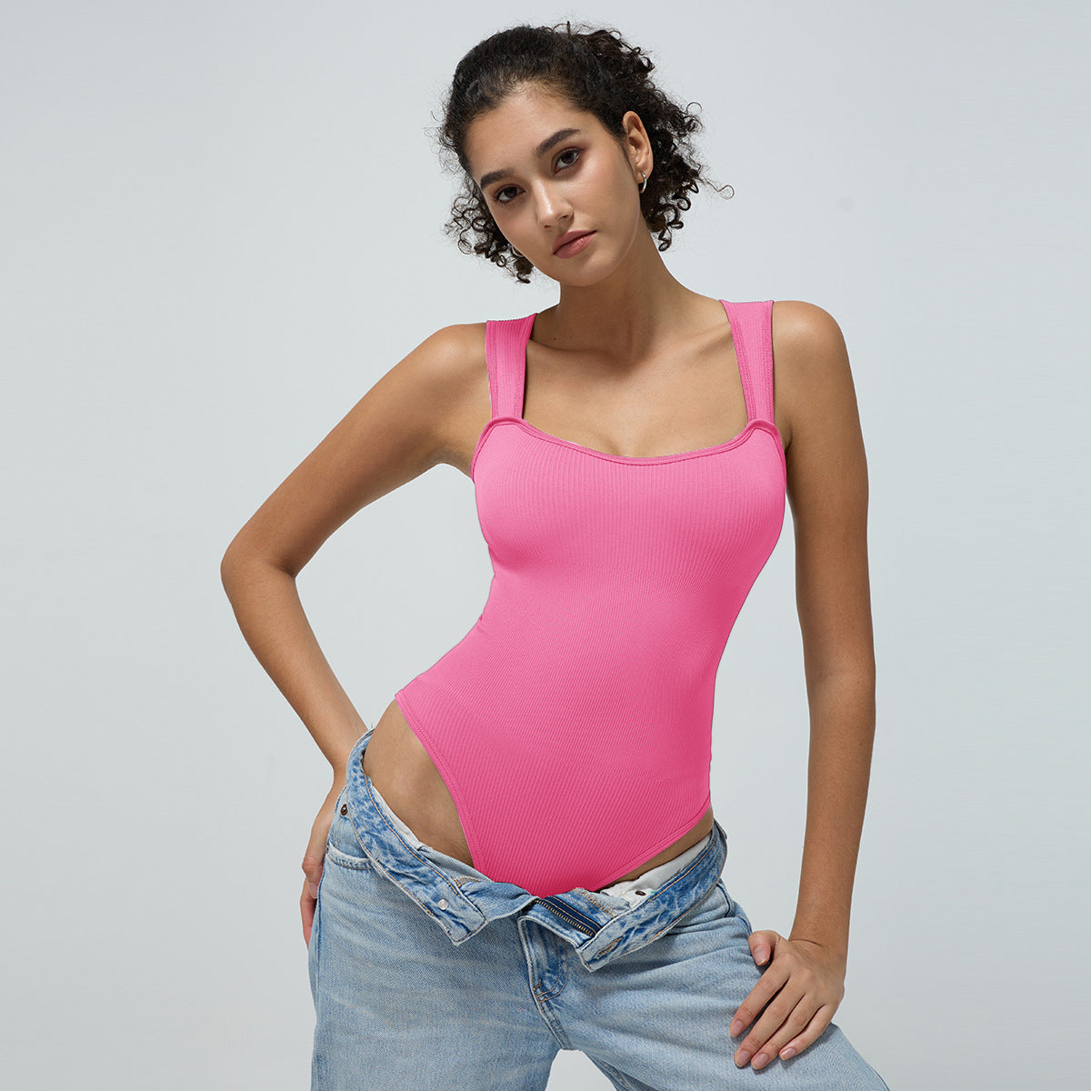 Best-selling Casual Jumpsuit Seamless Yoga Straps With A Thong Bottom