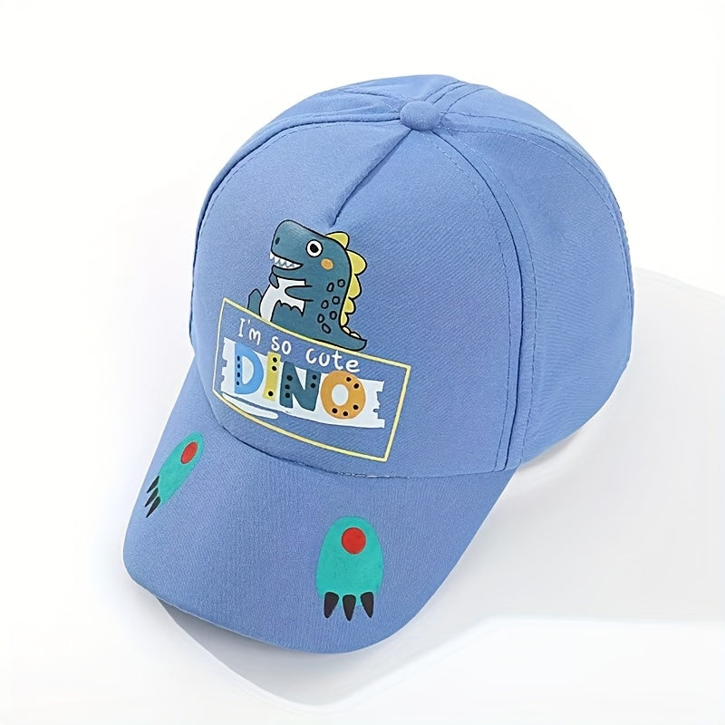 Kids Lightweight Dinosaur Snapback Cap (Ages 3‑7)