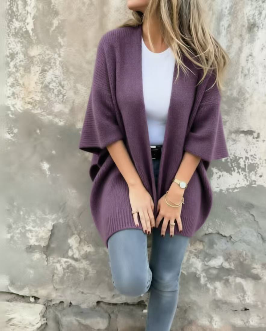 Loose Laid-back Cardigan Sweater Coat for Women