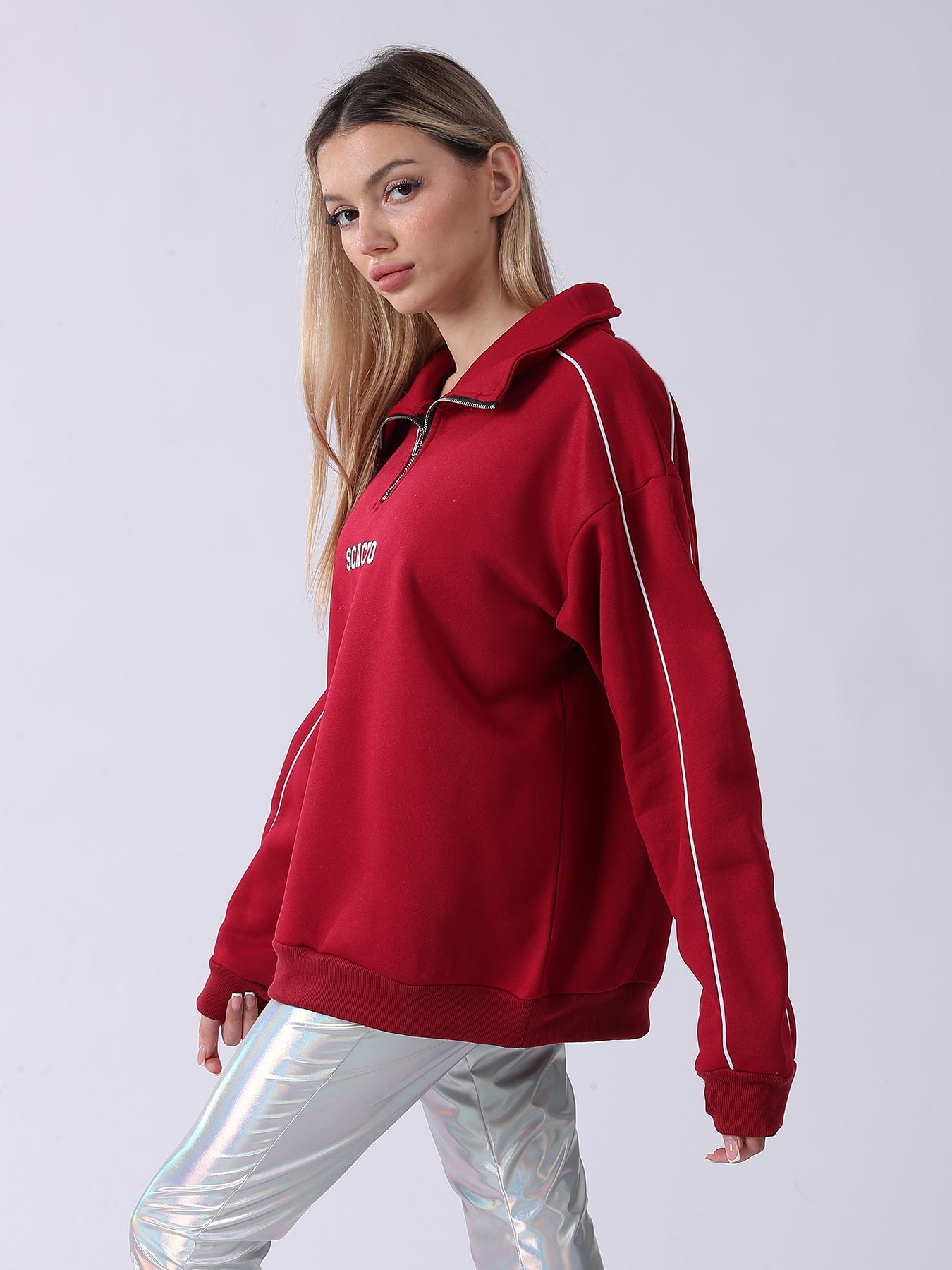 Women's Cozy Long-Sleeve Sweatshirt
