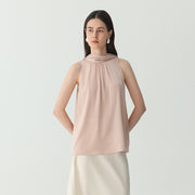 Elegant Silk Sleeveless Top for Women